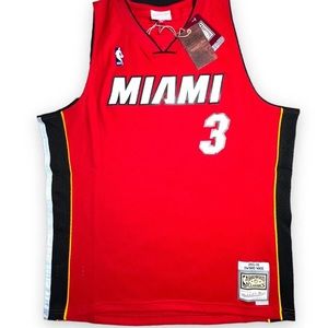 Miami Heat Dwyane Wade Jersey Hardwood Classics Mitchell & Ness NBA Champion